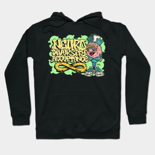Neurodiversity Acceptance Graffiti Hoodie
